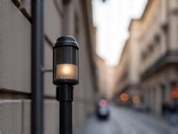 Small cell antenna on a lamppost representing Small Cell Deployment